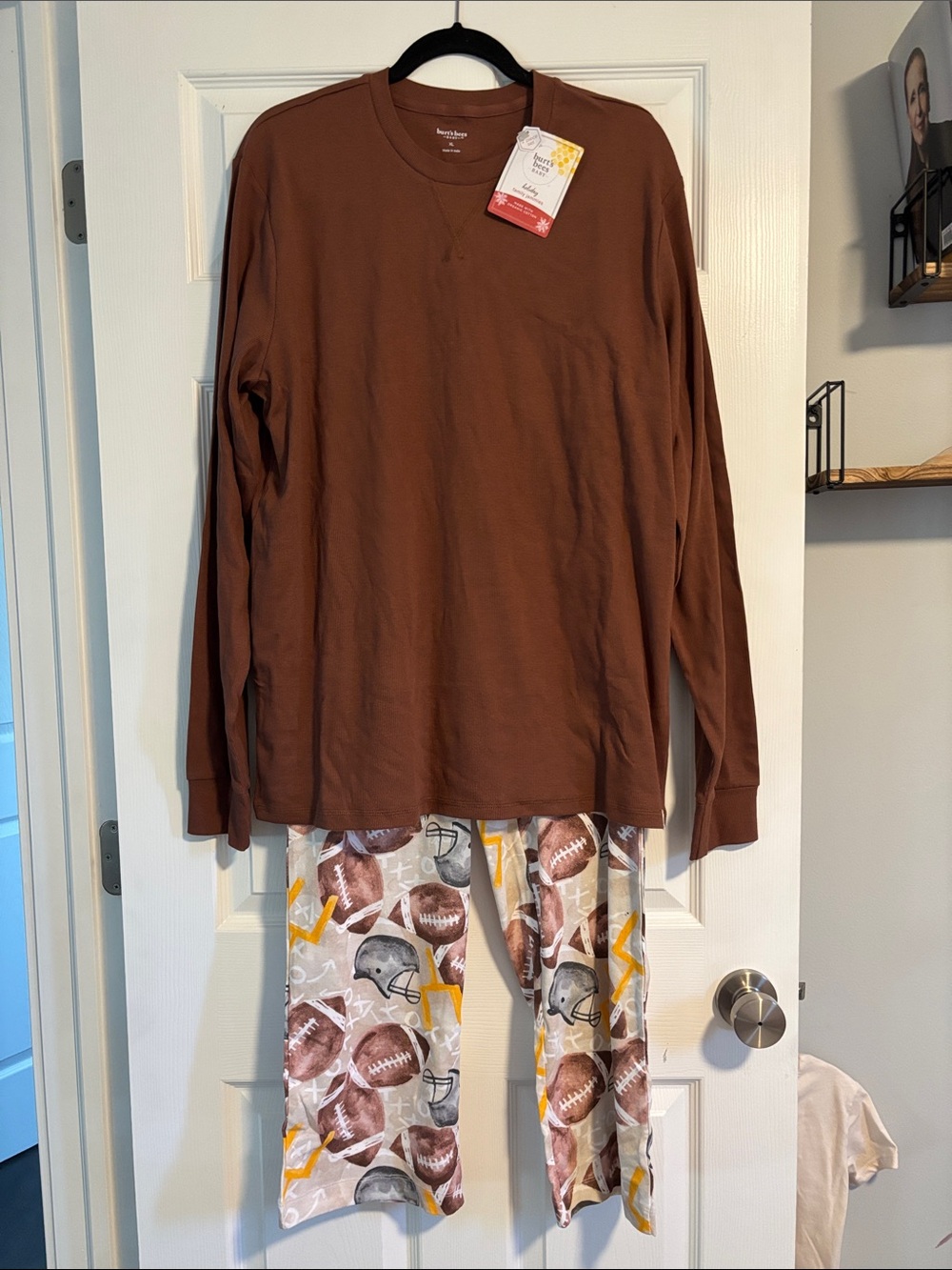 MEN’S Burt’s Bees Football Jammies